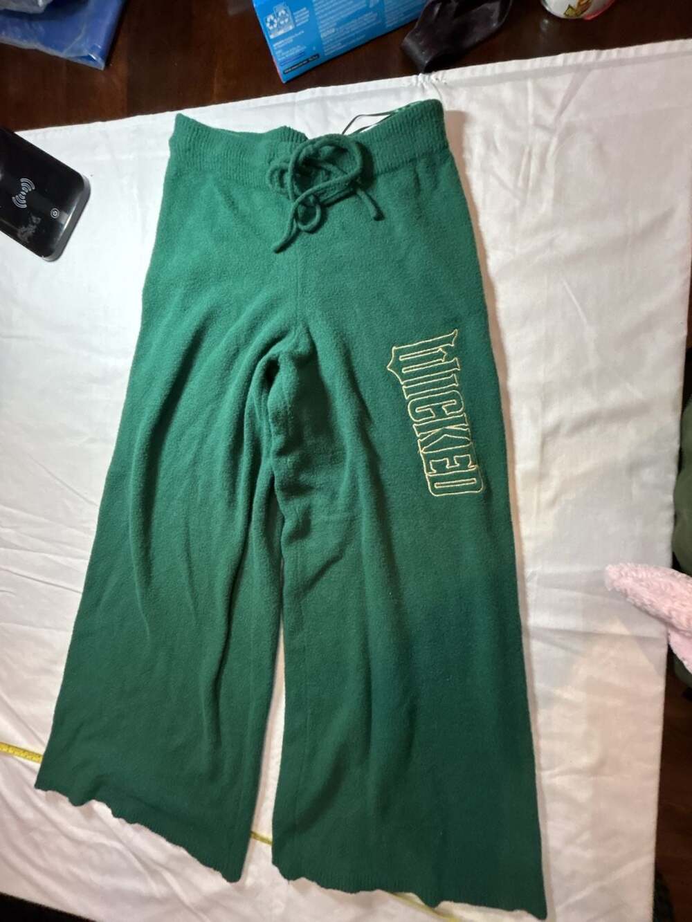Wicked A Collection From Paul Tazewell Green Knit Lounge Pants XXS